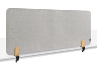 Legamaster ELEMENTS Akustik-Tischtrennwand 60x160cm grau mit Tischklammern