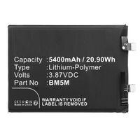 Battery 20.90Wh 3.87V 5400mAh , for Redmi Mobile ,