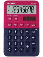 El-760R Calculator Desktop , Financial Blue, Red ,