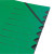 Ordnungsmappe A4 Colorspan 1-7 grün, Colorspan-Karton, 355 g/qm