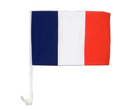 drapeau pour voiture france 30x45cm