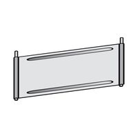 Shelf partition for compartment shelf unit