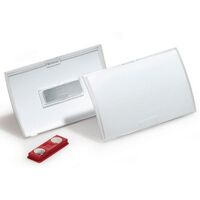 CLICK FOLD name plate with magnetic holder