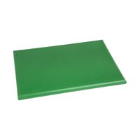 Hygiplas Extra Thick High Density Green Chopping Board for Salad & Fruit 45x30cm