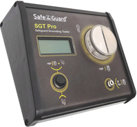 SGT Pro Erdungsprüfgerät, LCD-Display, inkl. Doppelfuss-Elektrode