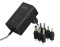 ANSMANN APS 600 Netzteil 12V - Netzstecker bis max. 600mA (7 universal Adapter)