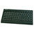 KeySonic ACK-595 C+ Mini toetsenbord, zwart US layout, USB + PS/2 adapter