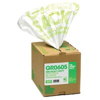 The Green Sack Pedal Bin Liner in Dispenser White (Pack of 300) VHP GR0605