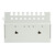 Equip Asztali patch panel - 227369 (8 port, Cat6, árnyékolt, szürke)