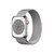 Apple Watch Series 8 GPS + Cellular 45mm ezüstszínű rozsdamentesacél tok, ezüstszínű milánói szíj (MNKJ3CM/A)