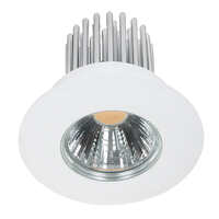 LED Einbaustrahler DOWNLIGHT A 5068 S IP44, Ø80mm, COB LED, 12W, 38°, 4000K, weiß