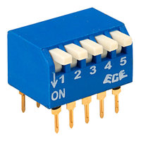 ECE EPG105A 5 Pole 10 Pin Piano DIL Switch