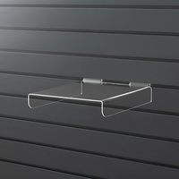 FlexiSlot® Tray / Tray / Shelf for Slatwall System | 250 mm
