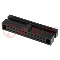 Connector: IDC; plug; female; PIN: 26; IDC; for ribbon cable