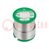 Soldering wire; Sn99,3Cu0,7; 2mm; 0.25kg; lead free; reel; 220°C
