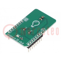 Click board; plaque prototype; Comp: LTR-329ALS-01; 3,3VDC