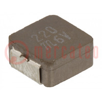 Inductor: ferrite; 22uH; Ioper: 4.2A; 98.3mΩ; ±20%; Isat: 5.5A