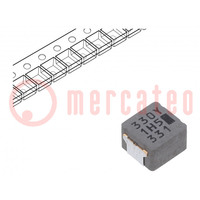 Inductor: wire; SMD; 47uH; 4.1A; 172mΩ; ±20%; 6.5x6x4.5mm; -40÷150°C