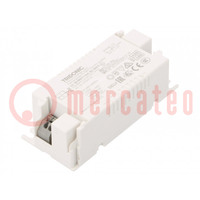 Power supply: switched-mode; LED; 25W; 45÷71VDC; 350mA; 198÷264VAC