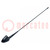 Antenna assembly; 0.431m; M6; Fiat; Rod inclination: regulated