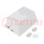Enclosure: for power supplies; X: 97mm; Y: 137mm; Z: 67mm; ABS; grey