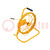 Transmission cable; Len: 50m; yellow; Equipment: cable reel