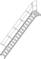 Layher Plattformtreppe 45° 17 Stufen - 600 mm breit