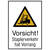 Warn-Kombischild, Vorsicht! Staplerverkehr hat Vorrang, (BxH): 13,1 x 18,5 cm DIN EN ISO 7010 W014 + Zusatztext ASR A1.3 W014 + Zusatztext