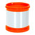Einzelmodul Absperrpfosten mit Reflexstreifen, Material: PP, UV-Stabil Version: 05 - orange