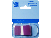 Haftmarker ALCOfix, 43x25 mm, rot, Kunststoffspender 50 Stück