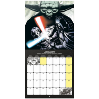 STAR WARS - CALENDRIER MURAL 2025 GRUPO ERIK CP25009