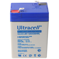 Ultracell UL5-6 6V 5Ah Bleiakku AGM Blei Gel Akku