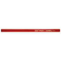 Zimmermanns-Bleistift 333 oval rot 18cm