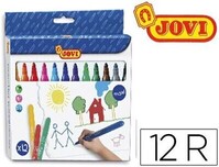Rotulador escolar (12 colores) Maxi de Jovi