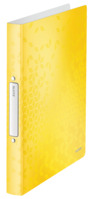 Ringbuch WOW, A4, PP, 2 Ringe, 25 mm, gelb