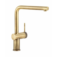Abode Fraction Single Lever in Antique Brass