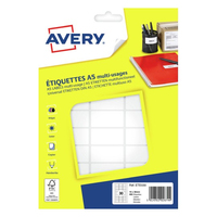 Avery ETE030 étiquette à imprimer Blanc Imprimante d'étiquette adhésive