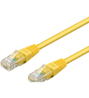 Goobay 95634 kabel sieciowy Żółty 25 m Cat5e U/UTP (UTP)