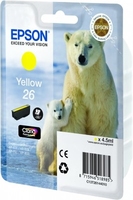 Epson Polar bear Singlepack Yellow 26 Claria Premium Ink
