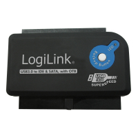 LogiLink AU0028A adattatore per inversione del genere dei cavi USB 3.0 IDE / SATA Nero