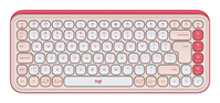 Logitech POP Icon Keys keyboard Universal Bluetooth QWERTY US International Pink, White