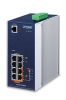 PLANET IGS-4215-4P4T łącza sieciowe Zarządzany L2/L4 Gigabit Ethernet (10/100/1000) Obsługa PoE Niebieski, Biały