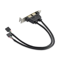 StarTech.com USBPLATELP csatlakozókártya/illesztő Belső USB 2.0