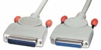 Lindy RS-232 Serial, PC - Fax/Modem Cable Signalkabel 0,5 m Grau