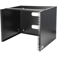 StarTech.com 8U Wall Mount Network Rack - 14 Inch Deep (Low Profile) - 19" Patch Panel Bracket for Shallow Server and IT Equipment, Network Switches - 80lbs/36kg Weight Capacity...