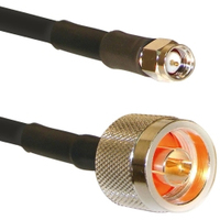 Ventev RG58NMSM-10 coax-kabel RG-58 3 m RPSMA Zwart
