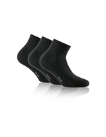 Rohner Sneaker Plus 3er Pack Unisex Crew-Socken Schwarz 3 Paar(e)