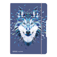 Herlitz Wild Animals Wolf cuaderno y block Azul A5 40 hojas