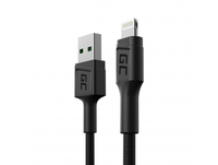 Green Cell KABGC24 lightning cable 0.3 m Black