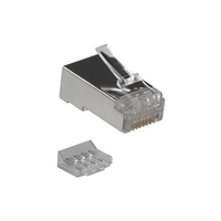 ACT TD1138 conector RJ-45 Acero, Transparente